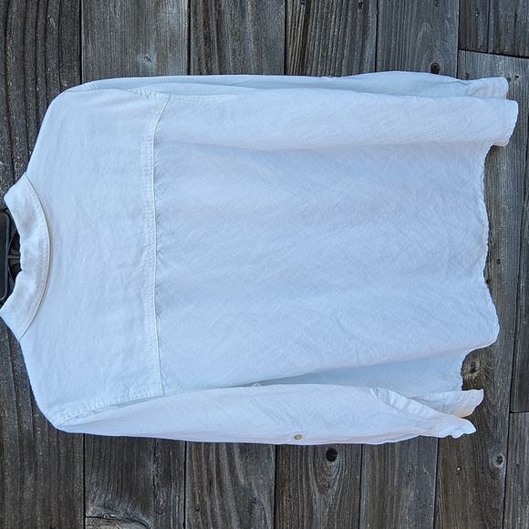 Ruby Rd. White Button Down Blouse Size 18 - Picture 7 of 10